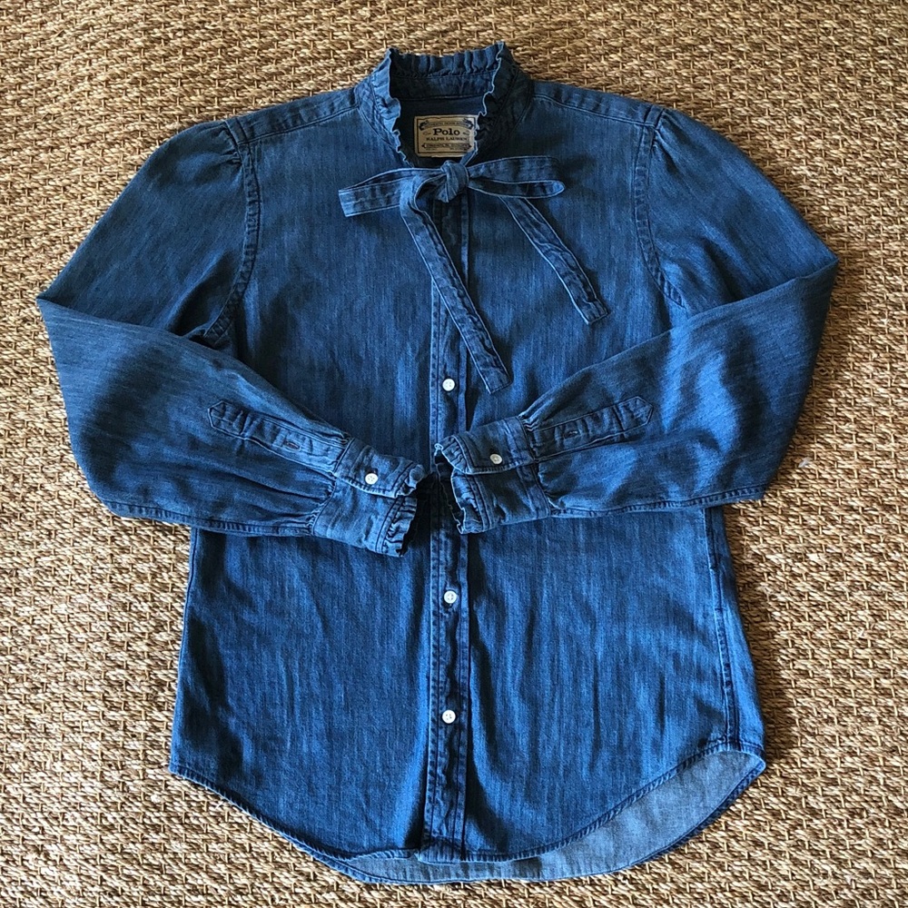 Polo by Ralph Lauren Indigo Button-Down Shirt